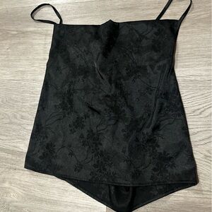 Women’s Black Cowl Neck Tank Top